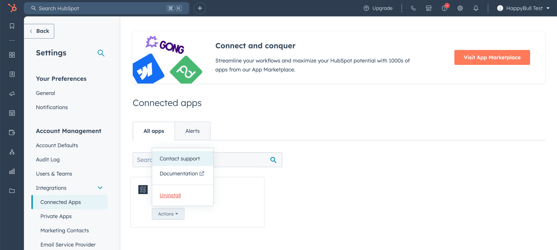disconnect application